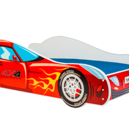 Barnsäng - Car Med Madrass - Racer