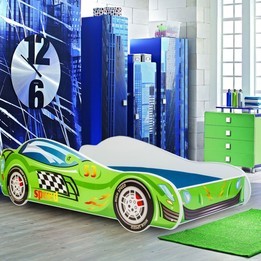 Barnsäng - Car Med Madrass - Speed