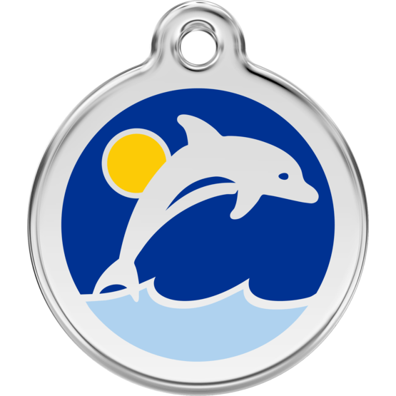 Red Dingo - ID-bricka Skolväska Delfin Mörk Blå
