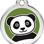 Red Dingo - ID-bricka Skolväska Panda Grön
