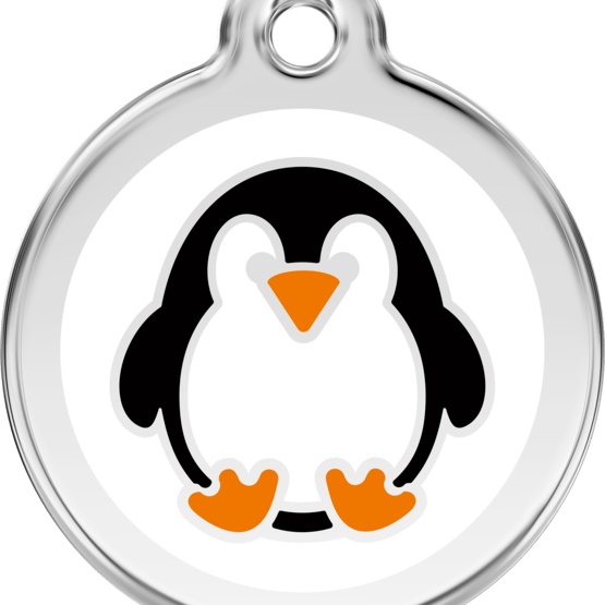 Red Dingo ID-bricka Skolväska Pingvin Vit