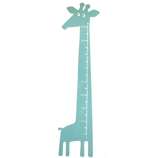 Roommate - Mätsticka - Giraffe Measure Pastel Green