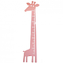 Roommate - Mätsticka - Giraffe Measure Patstel Rose