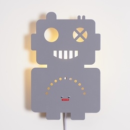 Roommate - Lampa - Robot Lamp Grey