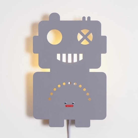 Roommate – Lampa – Robot Lamp Grey