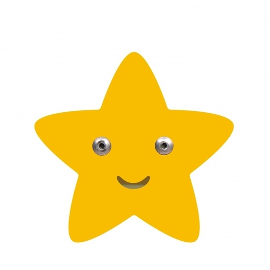 Roommate - Krok - Star Hook Yellow