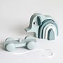 Roommate - Dragdjur - Elephant Pull-Along & Stacking Toy