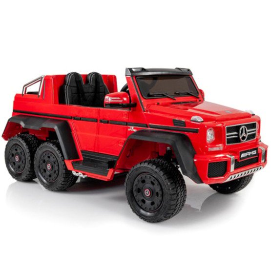 Rull Elbil – Mercedes G63 6×6 12V – Röd