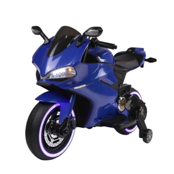 Rull Elbil – Motorcykel Sport R600 12V – Blå