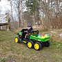 Elbil - Truckster 4WD tvåsits 12V - Grön-Grå