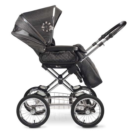 Silver Cross Duobarnvagn Sleepover Svart