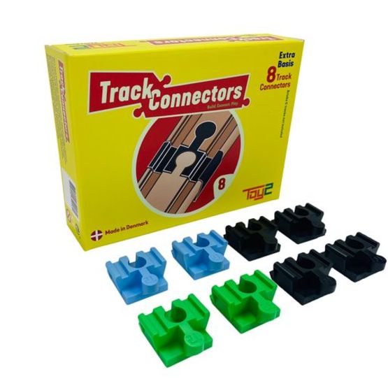 TOY2 Toy2 – Track Connector – Tågebanedelar – 50 Basis Connectors