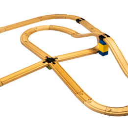 Toy2 - Track Connector - Tågebanedelar - Expansion - Intersection  + Double Female Bag