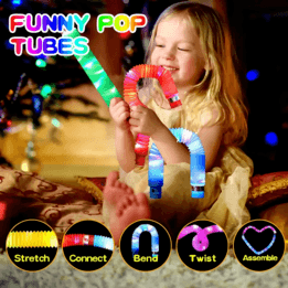 Pop Tube Med Led-Light 6-Pack