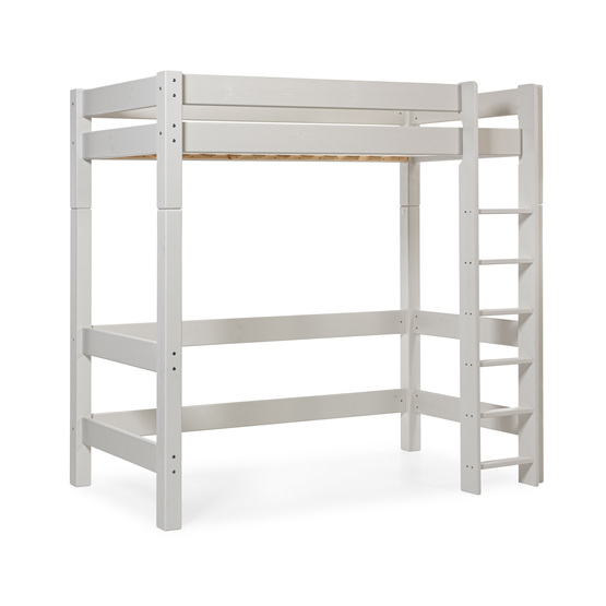 fööniks - väldigt hög loftsäng 80x200 cm - rak stege