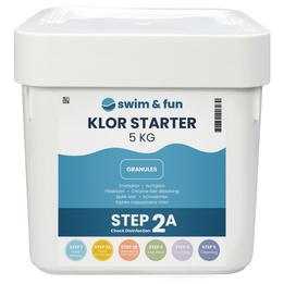 Swim And Fun - Klor Starter Fast Dissolving Granules, 5 kg