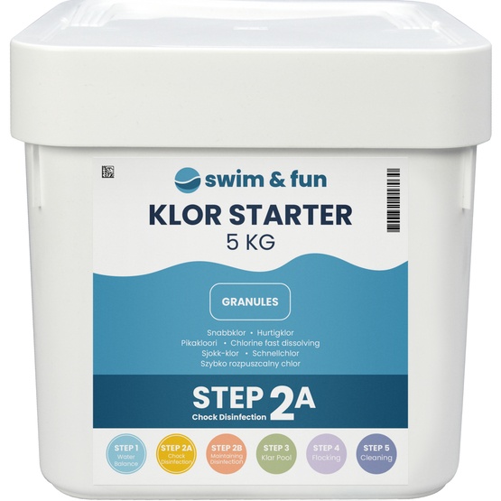 Swim And Fun – Klor Starter Fast Dissolving Granules 5 kg