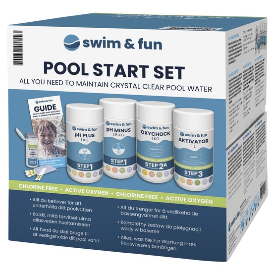 Swim And Fun – Pool Start Set Chlorine free