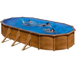 Swim And Fun - Basic Pool Oval Brown
