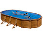 Swim And Fun - Basic Pool Oval Brown