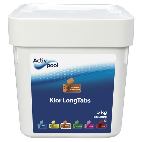 Swim And Fun - Klor LongTabs 200 g, 5 kg