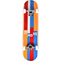 Move - Skateboard Stripes 79 X 19.7 Cm Gul/Blå/Röd