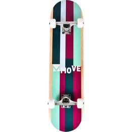 Move - Skateboard Stripes 79 X 19.7 Cm Purple/Grå/Grön