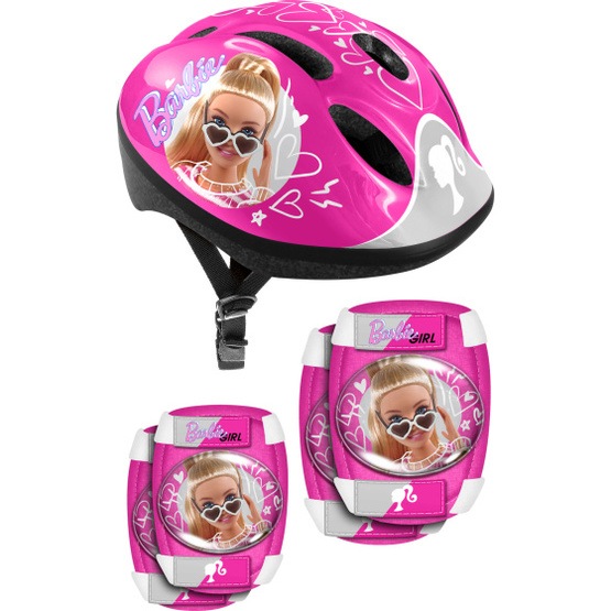 Stamp – Barbie 5 Delar Skate Protection Rosa/Vit Storlek S