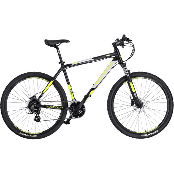Rucanor – Cykel – Lux 27.5 Tum 46 Cm 24 Växlar Hydraulic Disc Brake Svart/Gul
