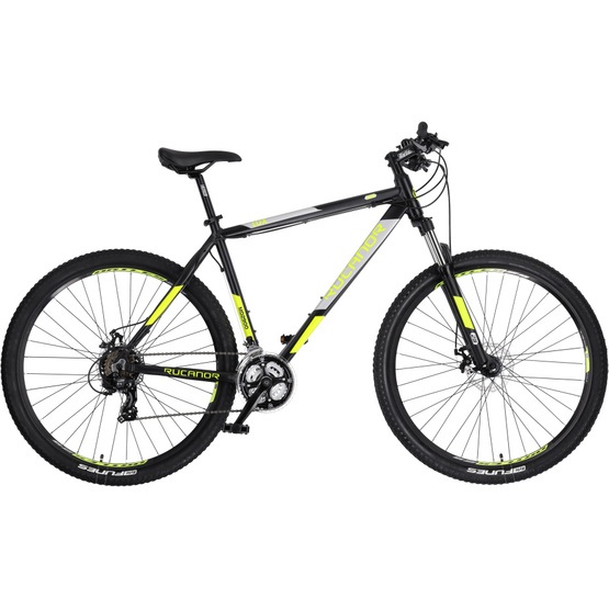 Rucanor – Cykel – Lux 29 Tum 53 Cm 21 Växlar Mechanical Disc Brake Svart/Gul