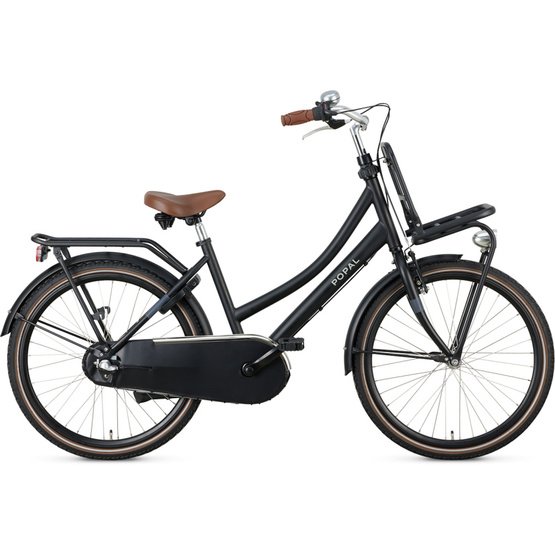 Popal – Cykel – Daily Dutch Basic+ 24 Tum 40 Cm 3 Växlar Fotbroms Svart