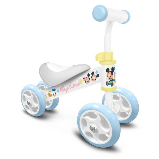 Disney – Springcykel Play Time Mickey Vit/Ljusblå