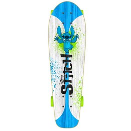 Disney - Stitch Skateboard 70 X 20 Cm Vit/Blå/Grön