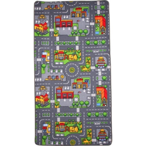 Small Foot - Traffic Duoplay Rug 165 X 100 Cm