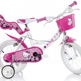 Dino - Barncykel - Hello Kitty 16 Tum Rosa