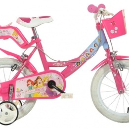 Dino - Barncykel - Princess 14 Tum Rosa