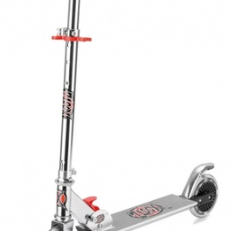 Xootz - Sparkcykel - Step Led Wielen Junior Fotbroms Silver