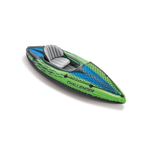 Intex - Inflatable Kayak Challenger K1 Single-Person 5-Piece