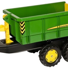 Rolly Toys - Trailer Rollycontainer John Deere Junior Grön