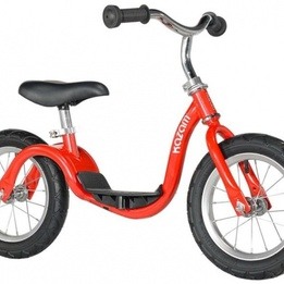 Kazam - Balanscykel - Loopfiets 12 Tum Junior Röd