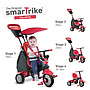 Smartrike - Trehjuling - Glow Junior Röd