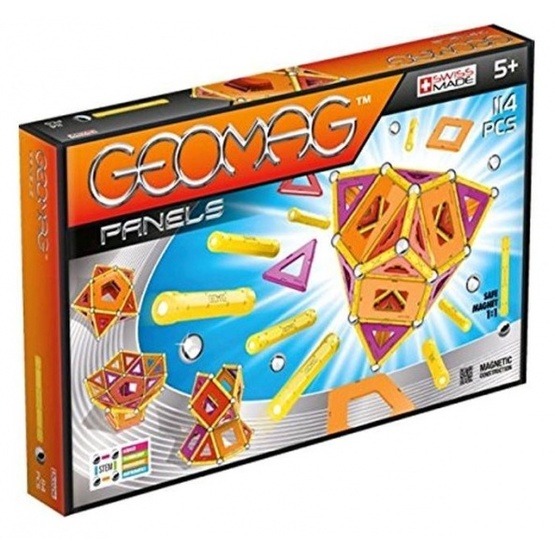 Geomag - Panels Gul / Orange 114-Piece