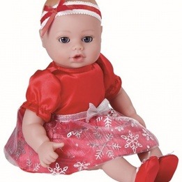Adora - Playtime Baby Snowflake Röd Girls 33 Cm