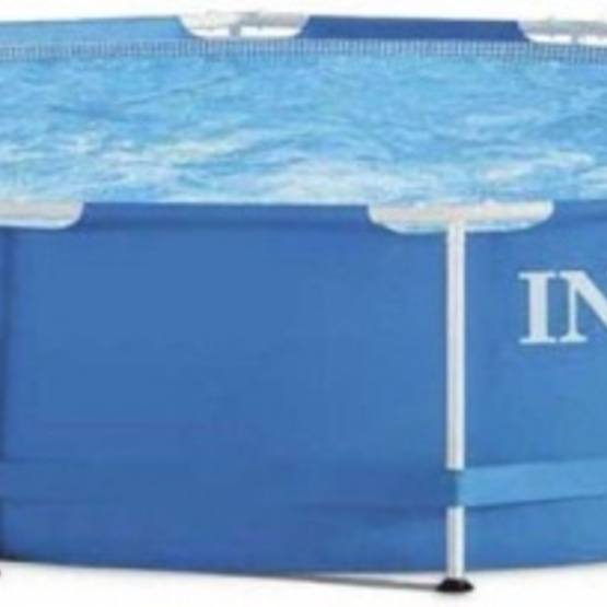 Intex Above Ground Swimming Pool Without Pump Blå