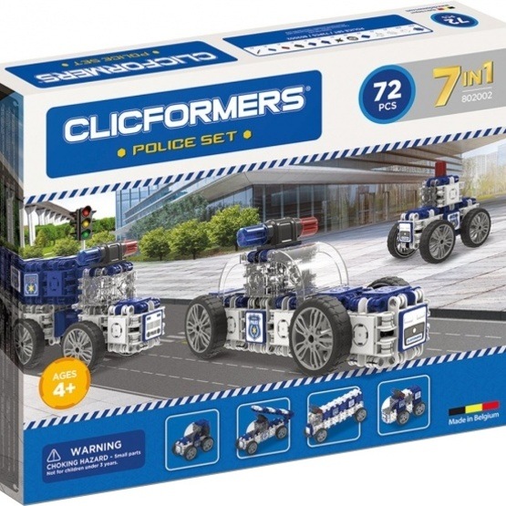 Clicformers - Police Set 72-Piece