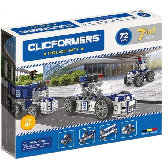 Clicformers - Police Set 72-Piece