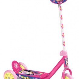 Disney - Sparkcykel - Minnie Mouse 3-Wiel Fotbroms Rosa/Gul