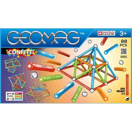 Geomag - Confetti 88-Piece