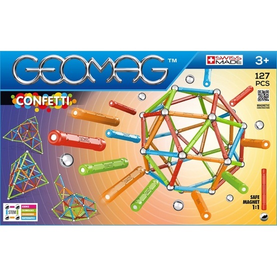 Geomag - Confetti 127-Piece