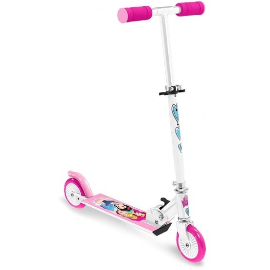 Disney – Sparkcykel – Princess Step Fotbroms Vit/Rosa